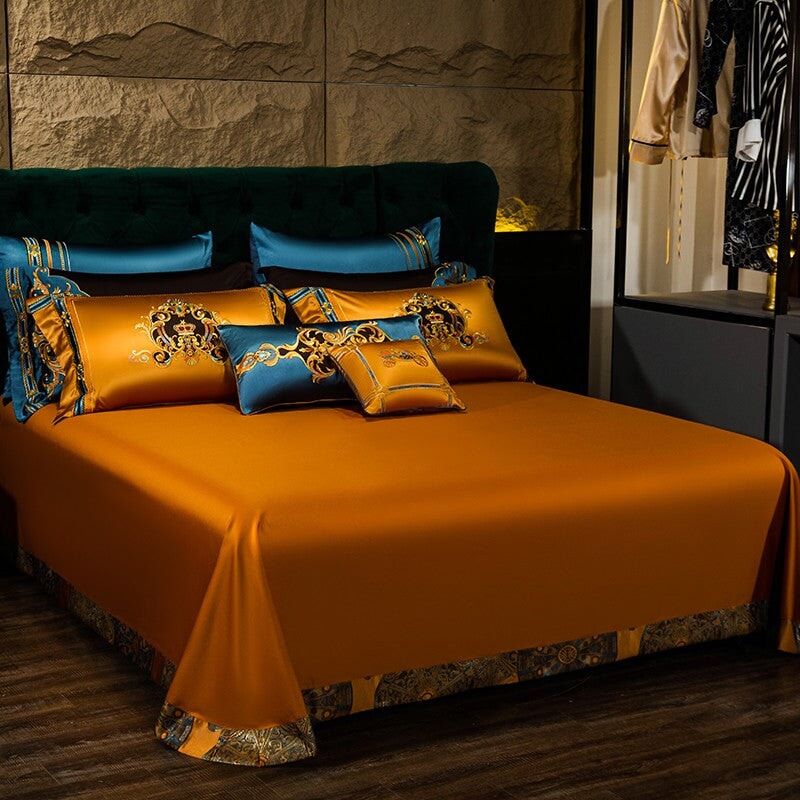 Sahara Egyptian Cotton Sheet 1000 TC Luxury Designer Bedding Set ...