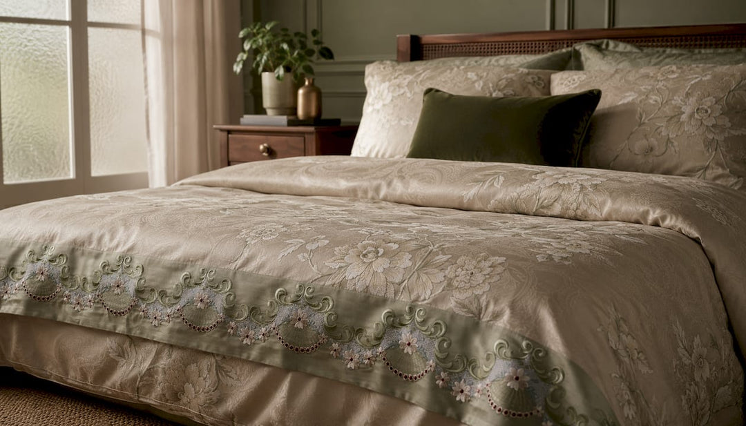Brocade bedding: fabric, style, and what to look for