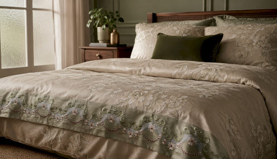 Brocade bedding: fabric, style, and what to look for