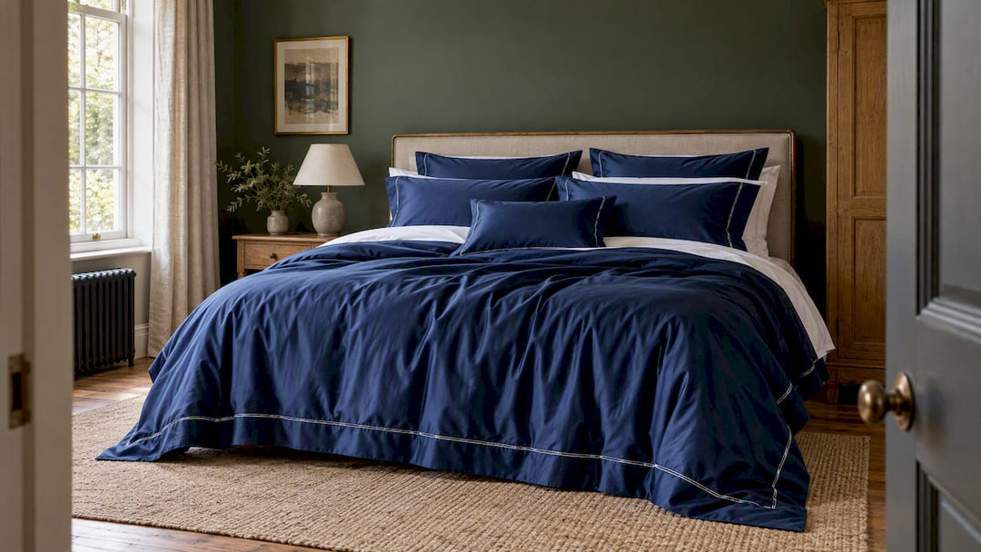 Navy Bedding Ideas: 12 Ways to Style Your Bed