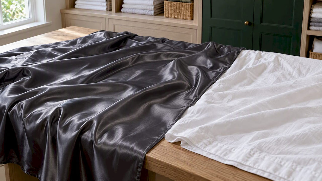 Silk vs Cotton Sheets: 25 Momme Silk or Machine Washable Cotton?