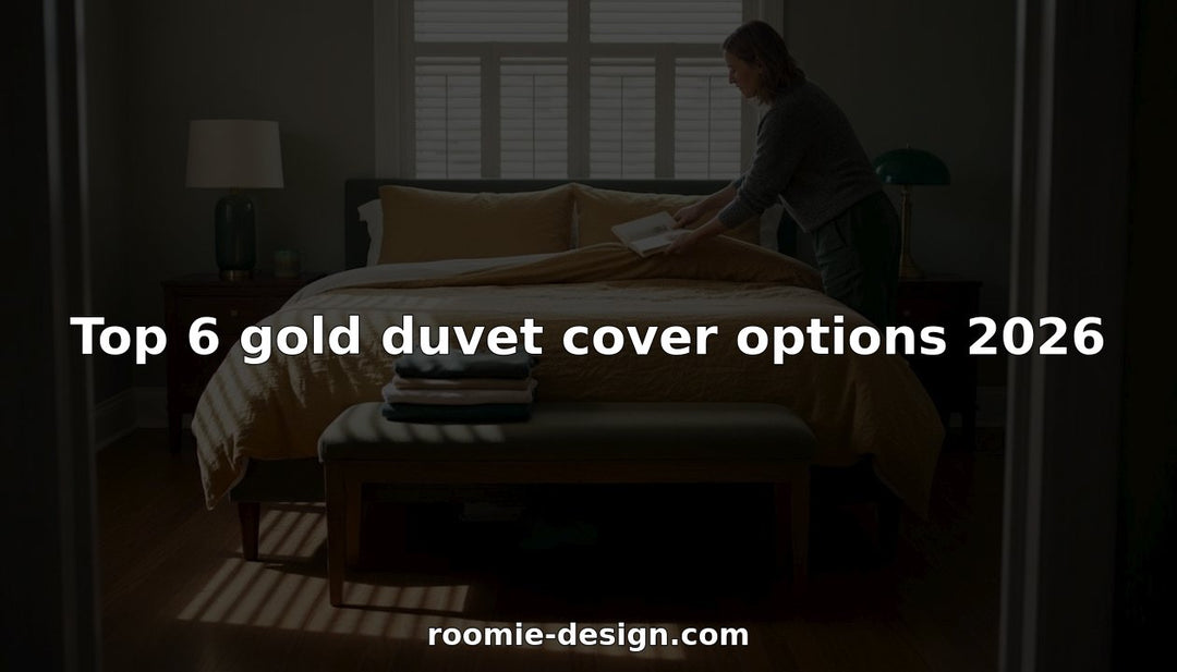 Top 6 gold duvet cover options 2026