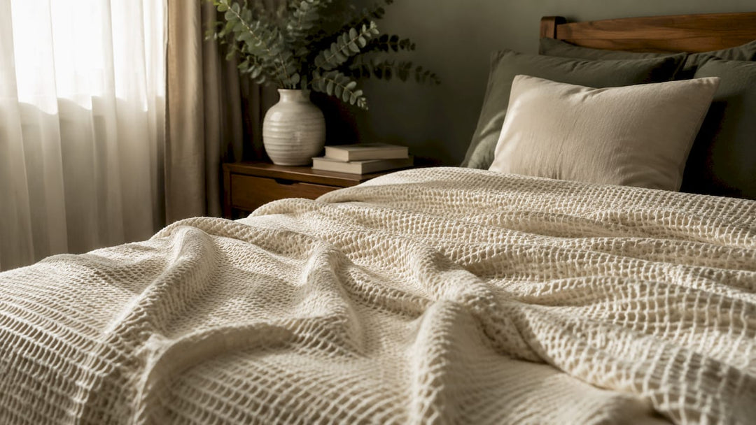 What is waffle bedding: benefits, materials, and care