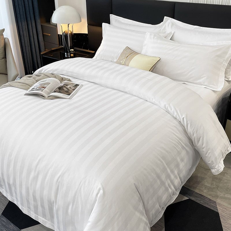 4 Piece Lux Hotel Striped Duvet Cover Set Luxury Designer Bedding Set 4-piece-lux-hotel-striped-duvet-cover-set-luxury-designer-bedding-set