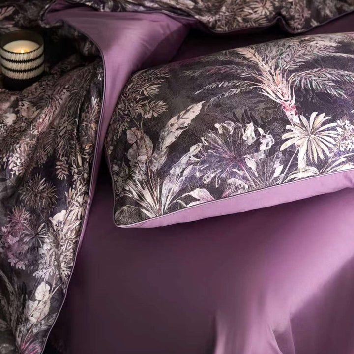 Amethyst Forest Duvet Cover Set (Egyptian Cotton, 600 TC)