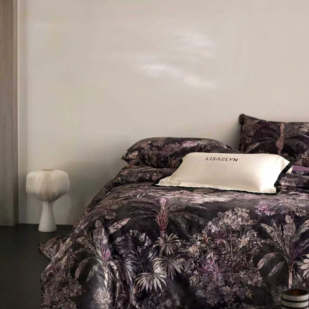 Amethyst Forest Duvet Cover Set (Egyptian Cotton, 600 TC)