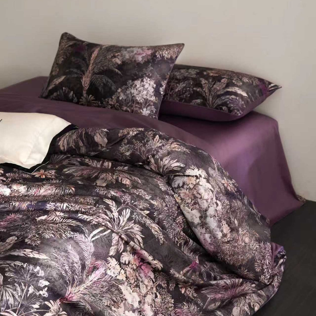 Amethyst Forest Duvet Cover Set (Egyptian Cotton, 600 TC)