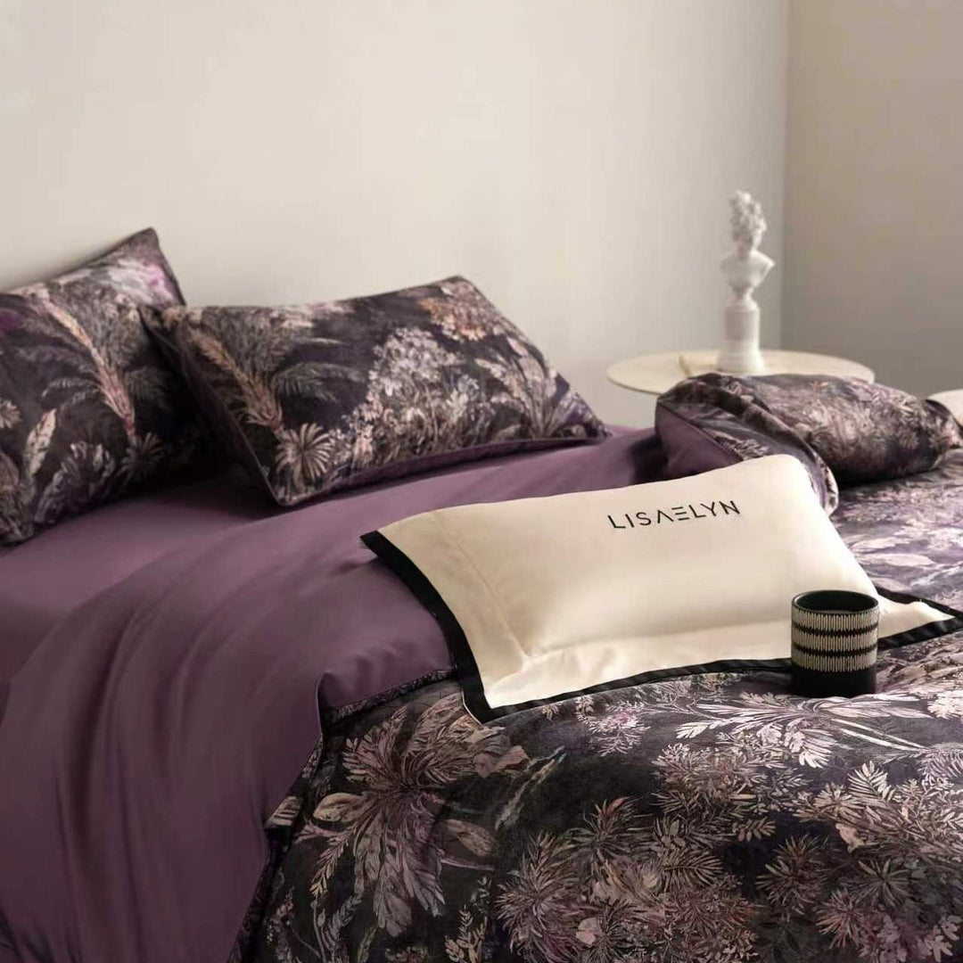 Amethyst Forest Duvet Cover Set (Egyptian Cotton, 600 TC)