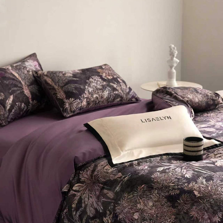 Amethyst Forest Duvet Cover Set (Egyptian Cotton, 600 TC)