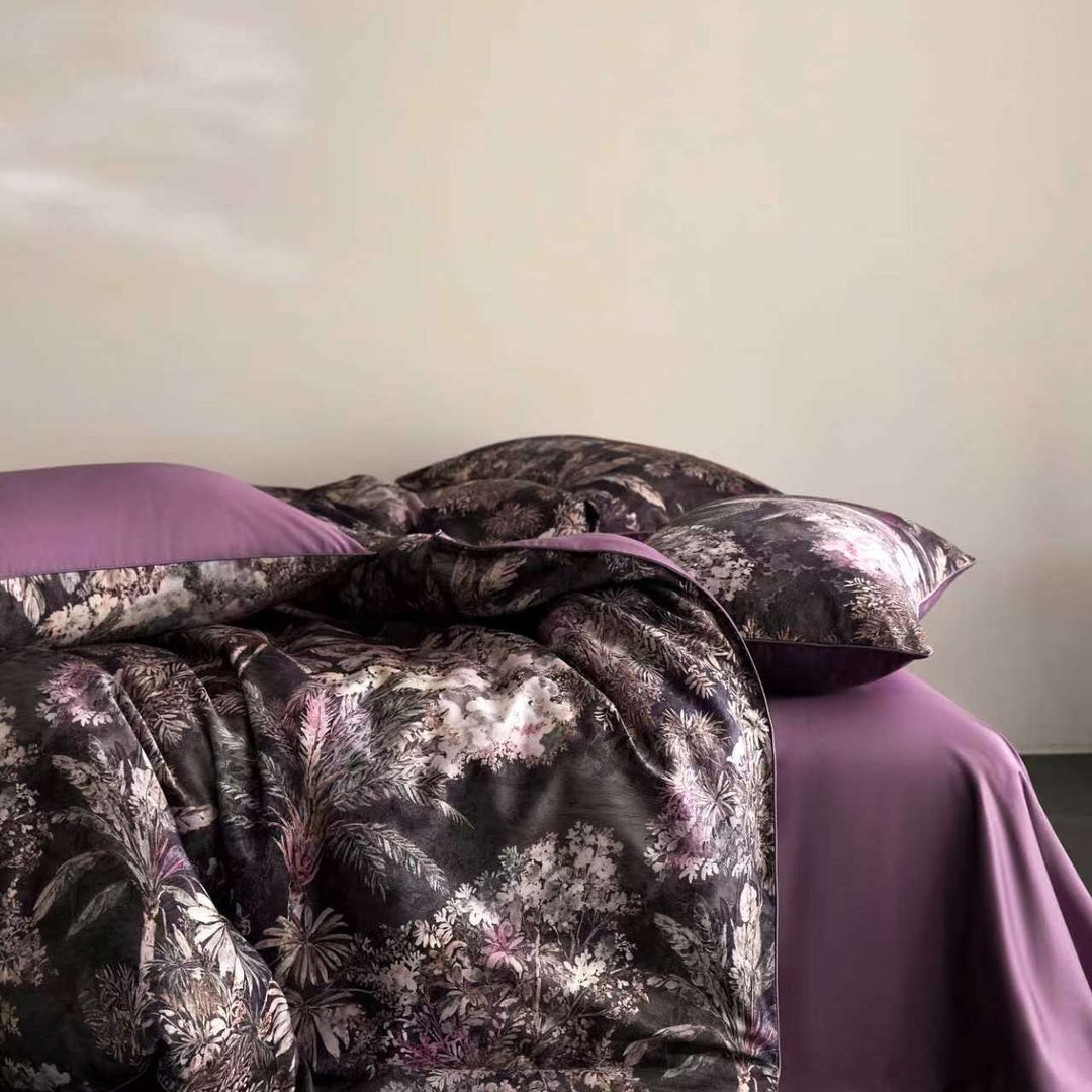 Amethyst Forest Duvet Cover Set (Egyptian Cotton, 600 TC)