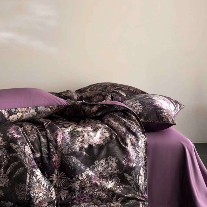 Amethyst Forest Duvet Cover Set (Egyptian Cotton, 600 TC)