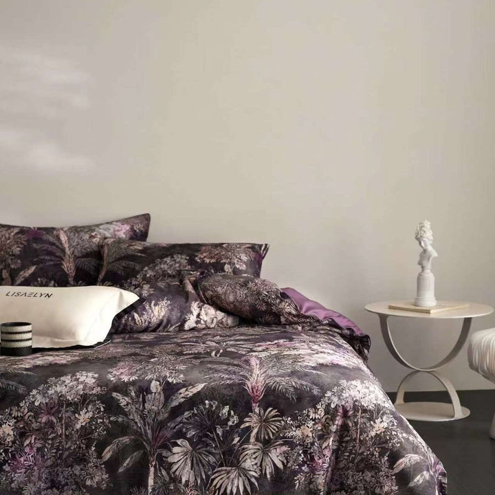 Amethyst Forest Duvet Cover Set (Egyptian Cotton, 600 TC)