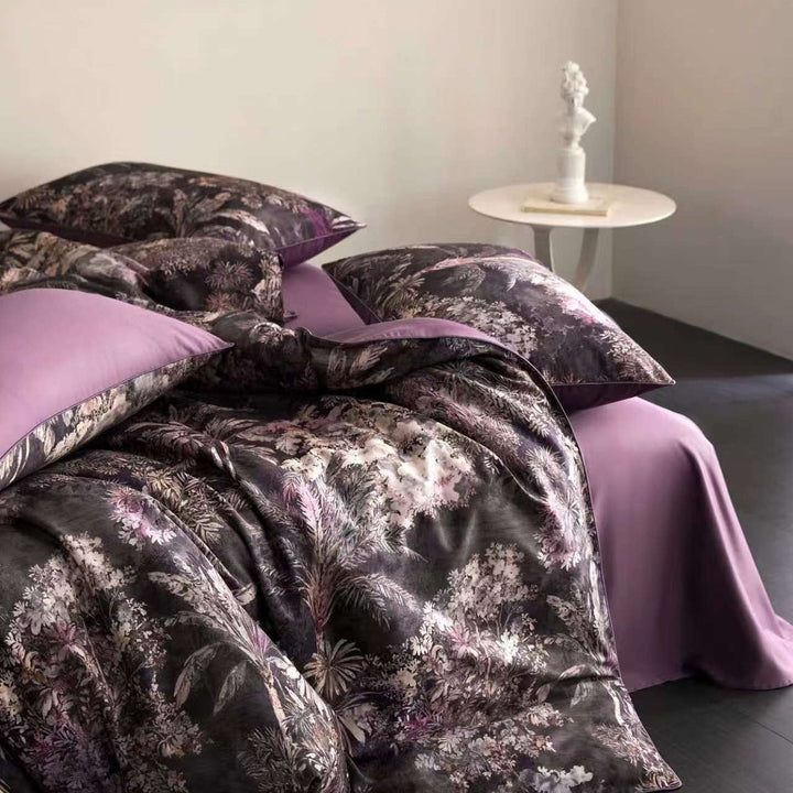 Amethyst Forest Duvet Cover Set (Egyptian Cotton, 600 TC)