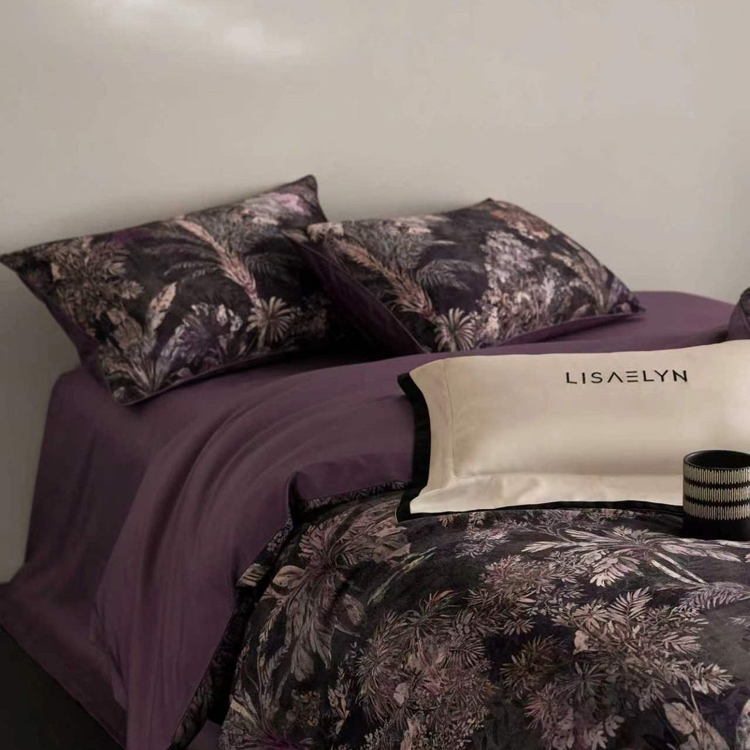 Amethyst Forest Duvet Cover Set (Egyptian Cotton, 600 TC)