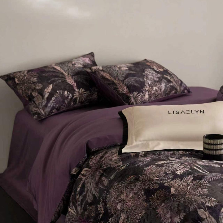 Amethyst Forest Duvet Cover Set (Egyptian Cotton, 600 TC)