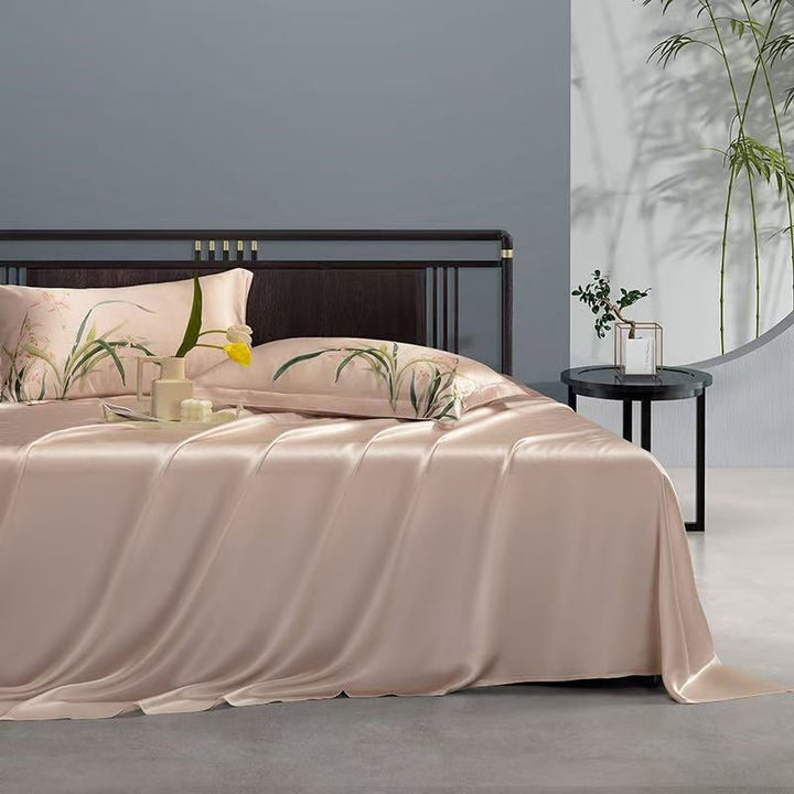 Blush Veil 100% Mulberry Silk 22mm Duvet Cover Set