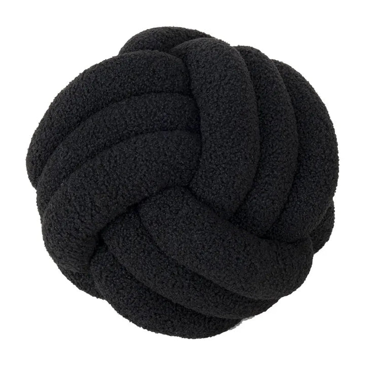 Boucle Knot Novelty Scatter Cushion With Filling