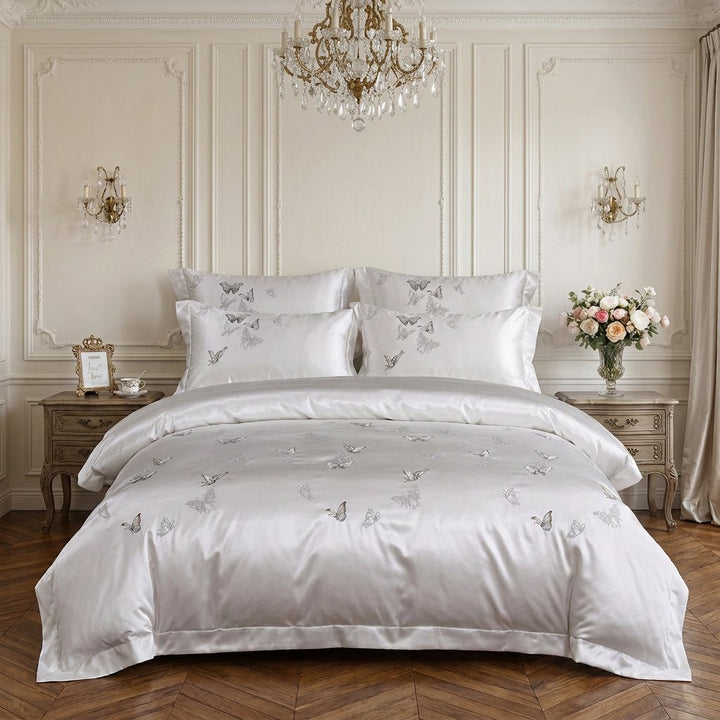 Butterfly Duvet Cover Set (Egyptian Cotton, 500 TC)