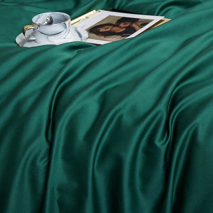 Core Forest Green 600 TC Bedding Set