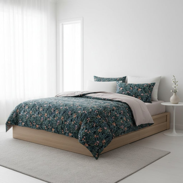 Delicate Floral Duvet Cover Set