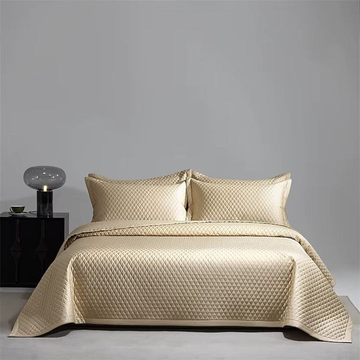 Egyptian Cotton Quilted Bedspread Set