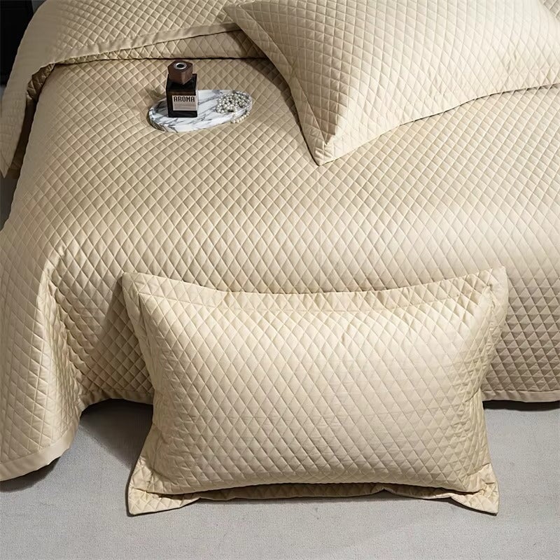 Egyptian Cotton Quilted Bedspread Set