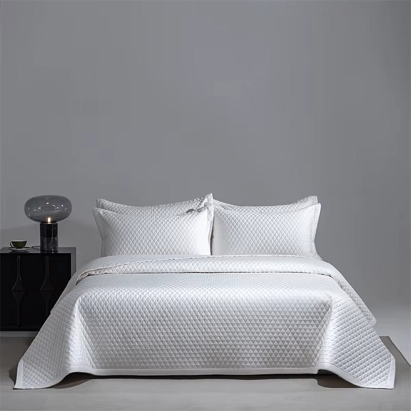 Egyptian Cotton Quilted Bedspread Set
