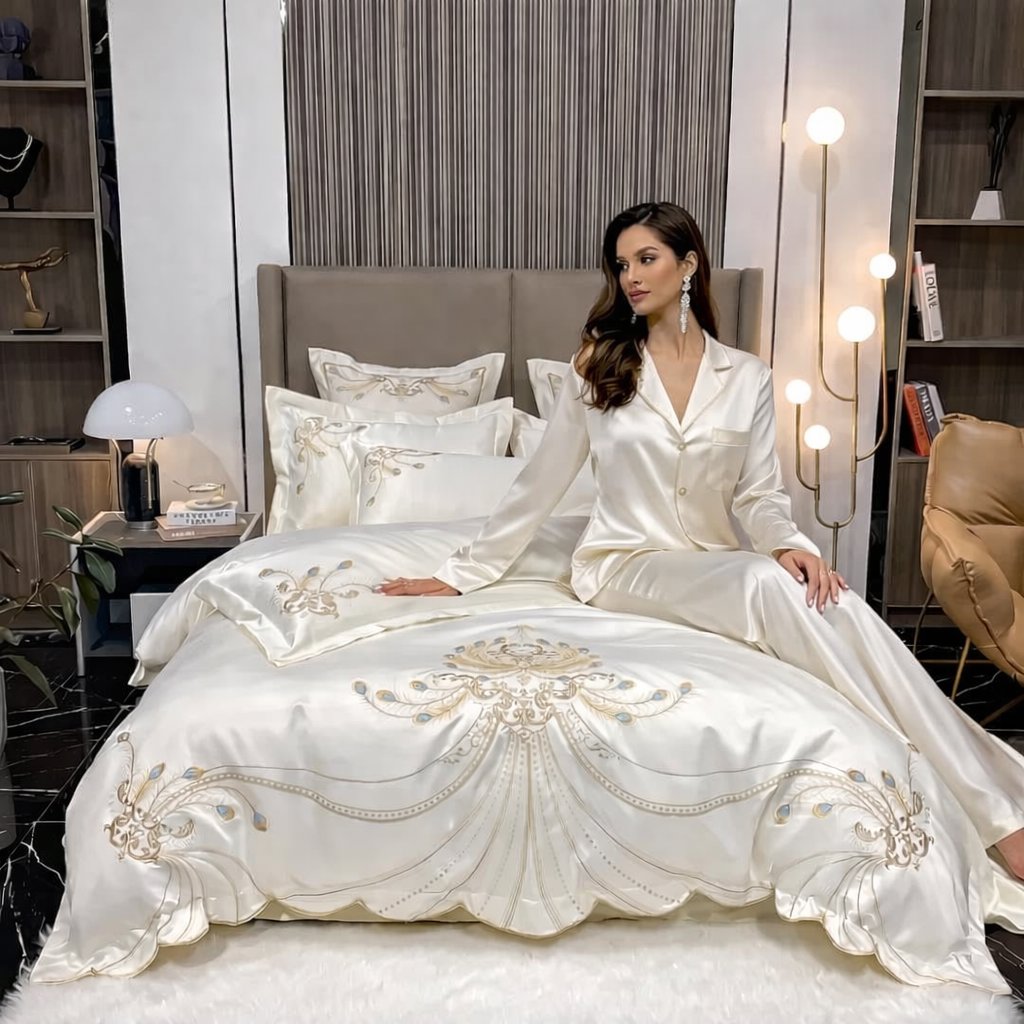 Elysee Embroidered Duvet Cover Set