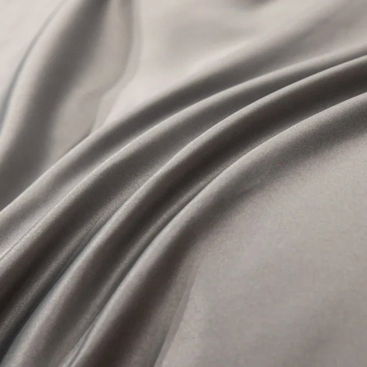 Elysee Grey Embroidered Duvet Cover Set