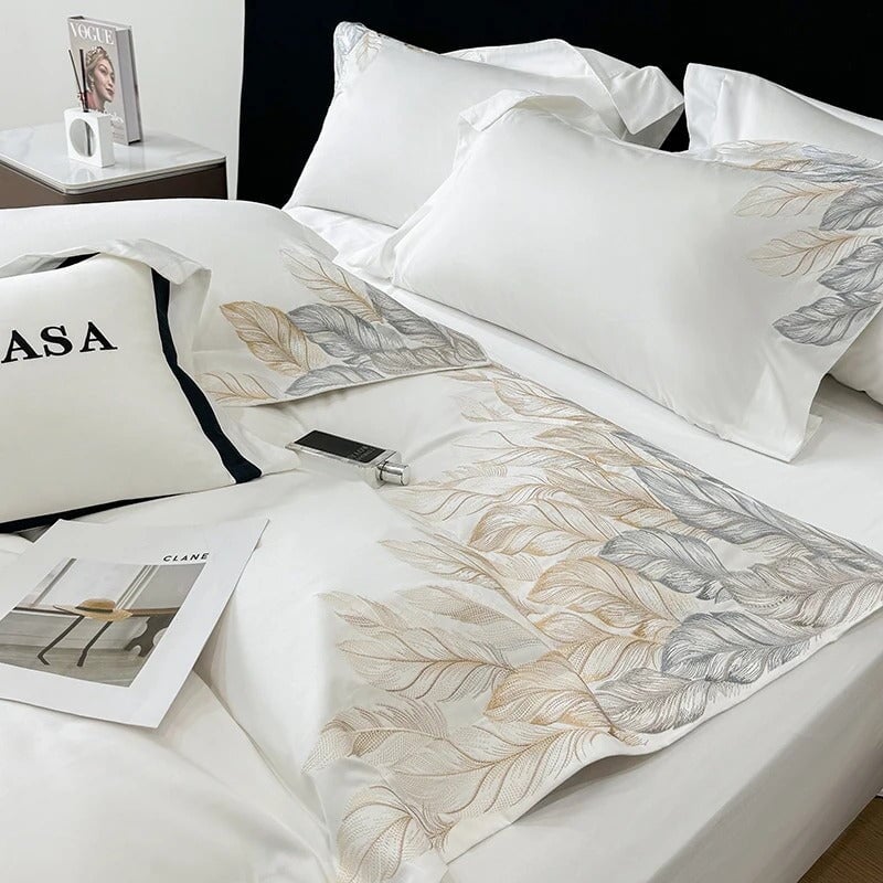 Feather Elegance Luxury Bedding Set