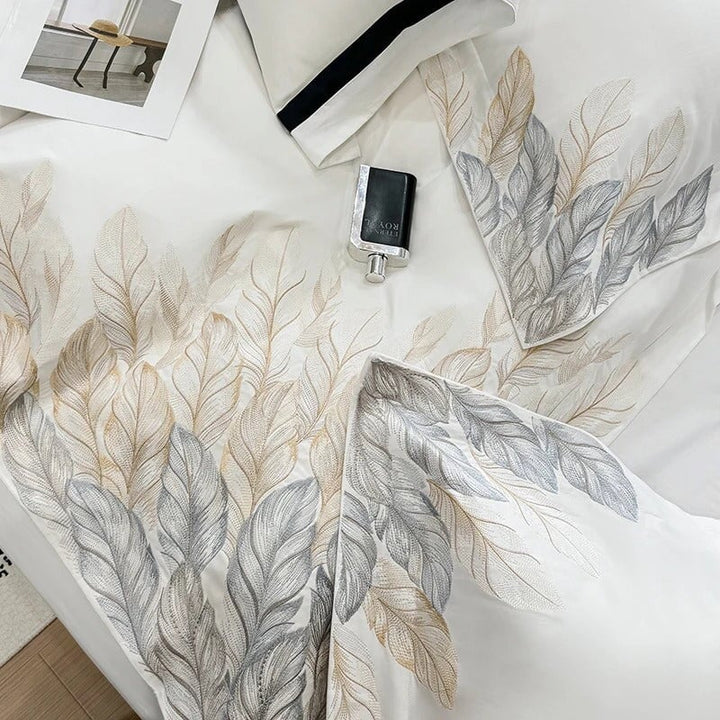 Feather Elegance Luxury Bedding Set