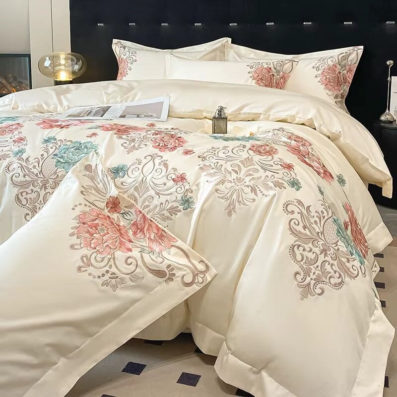 Florence Embroidered Duvet Cover Set