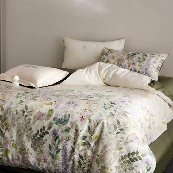 Garden Party Duvet Cover Set (Egyptian Cotton, 600 TC)