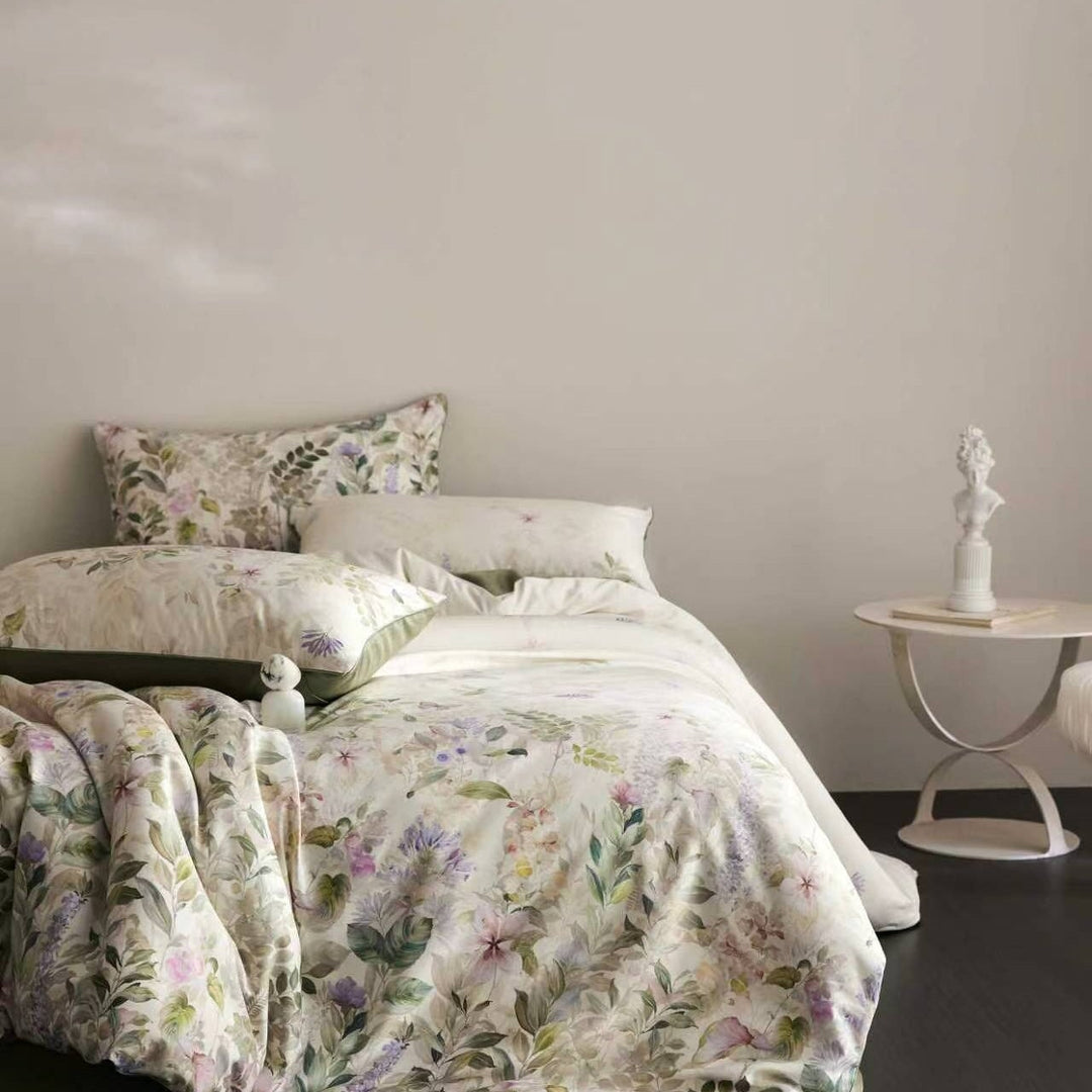 Garden Party Duvet Cover Set (Egyptian Cotton, 600 TC)