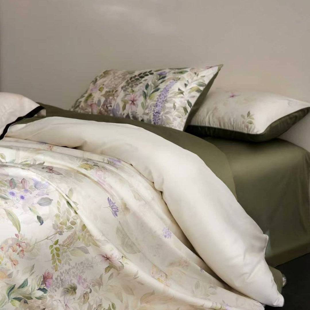 Garden Party Duvet Cover Set (Egyptian Cotton, 600 TC)