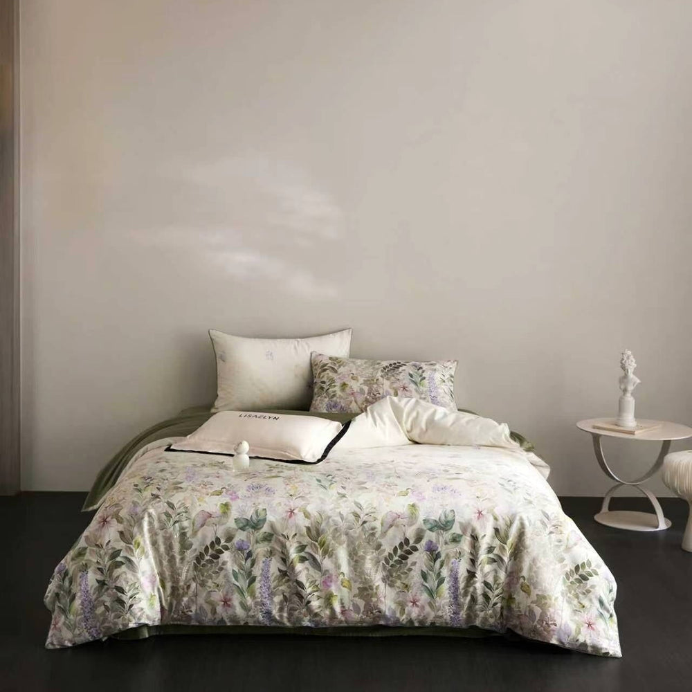 Garden Party Duvet Cover Set (Egyptian Cotton, 600 TC)