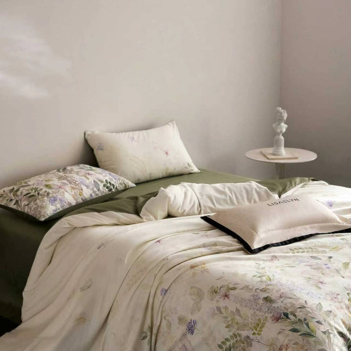 Garden Party Duvet Cover Set (Egyptian Cotton, 600 TC)