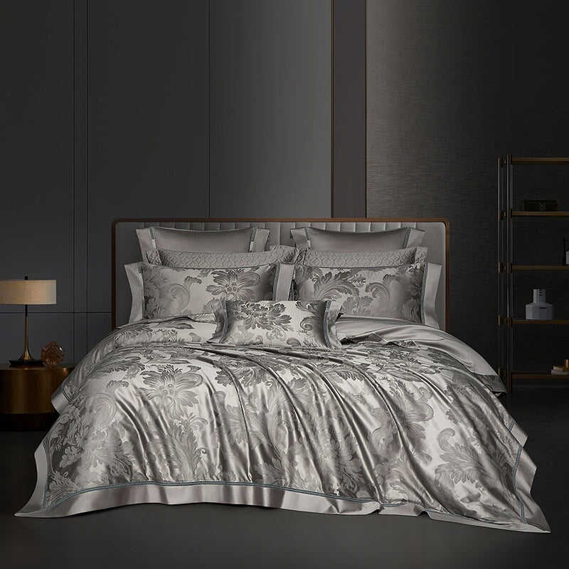 Graphite Duvet Cover Set (Egyptian Cotton, 1200 TC)
