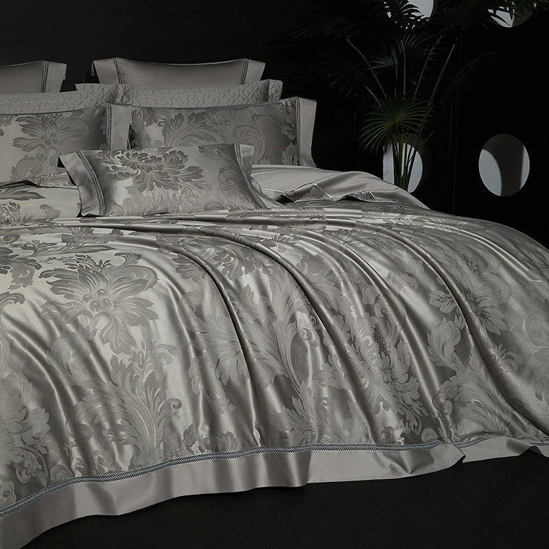 Graphite Duvet Cover Set (Egyptian Cotton, 1200 TC)