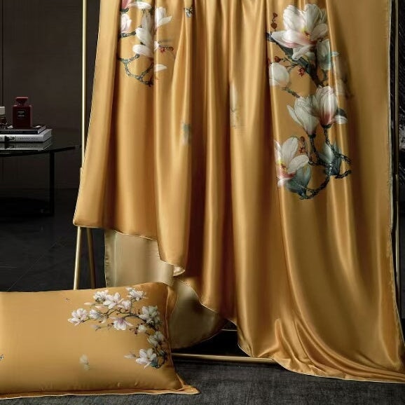 Hazel Bloom Mulberry Silk 22 mm Bedding Set