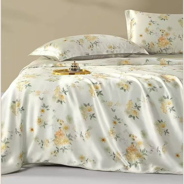 Honey Bloom Mulberry Silk 22 mm Bedding Set