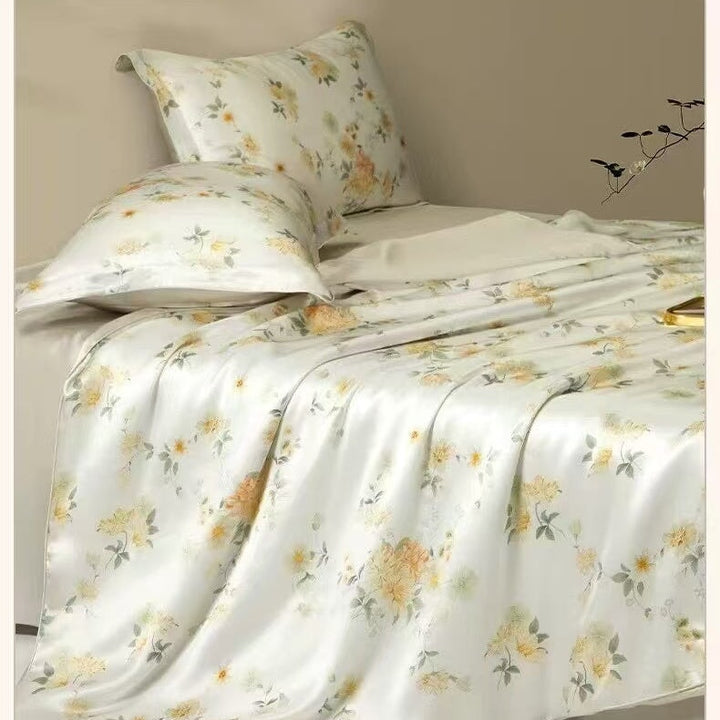 Honey Bloom Mulberry Silk 22 mm Bedding Set
