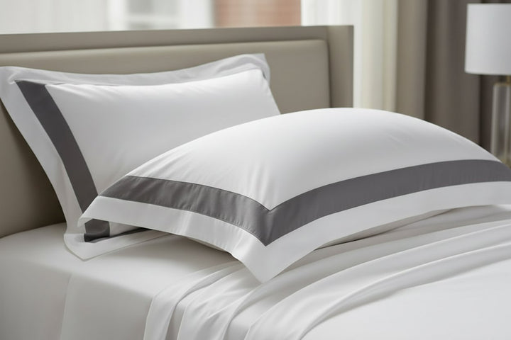 Hotel Luxe Contrast Border Pillowcase (Set of 2)