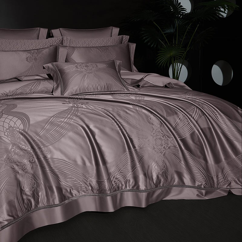 Iris Duvet Cover Set (Egyptian Cotton, 1200 TC)