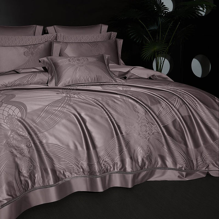 Iris Duvet Cover Set (Egyptian Cotton, 1200 TC)