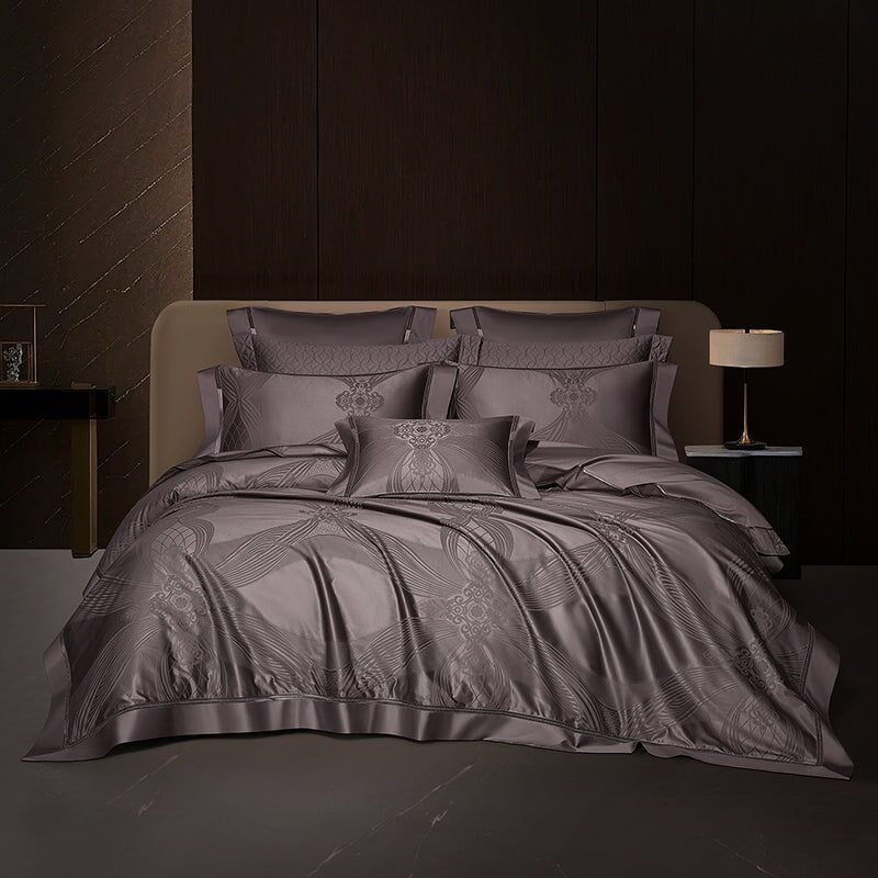 Iris Duvet Cover Set (Egyptian Cotton, 1200 TC)