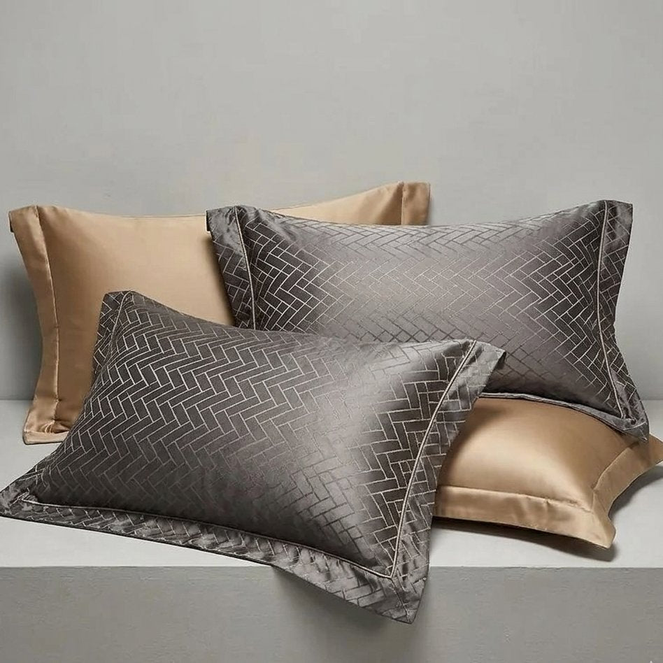Jasmine Grey Pillowcase (Set of 2)