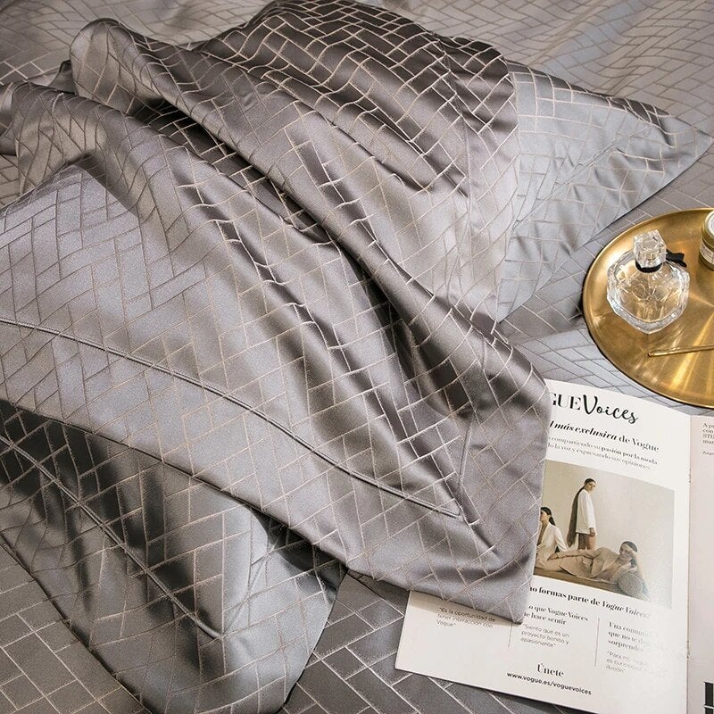 Jasmine Silver Pillowcase (Set of 2)