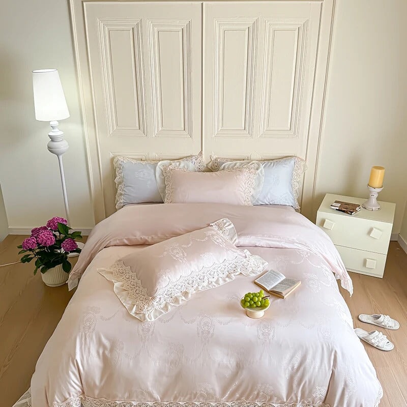 Lace & Blossom Luxury Bedding Set