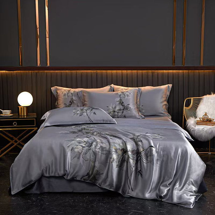 Lavande Étoile 100% Mulberry Silk 22mm Duvet Cover Set